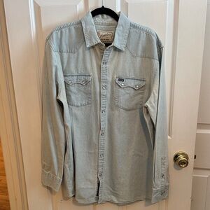 Howler Brothers Light Blue Button-Up Shirt